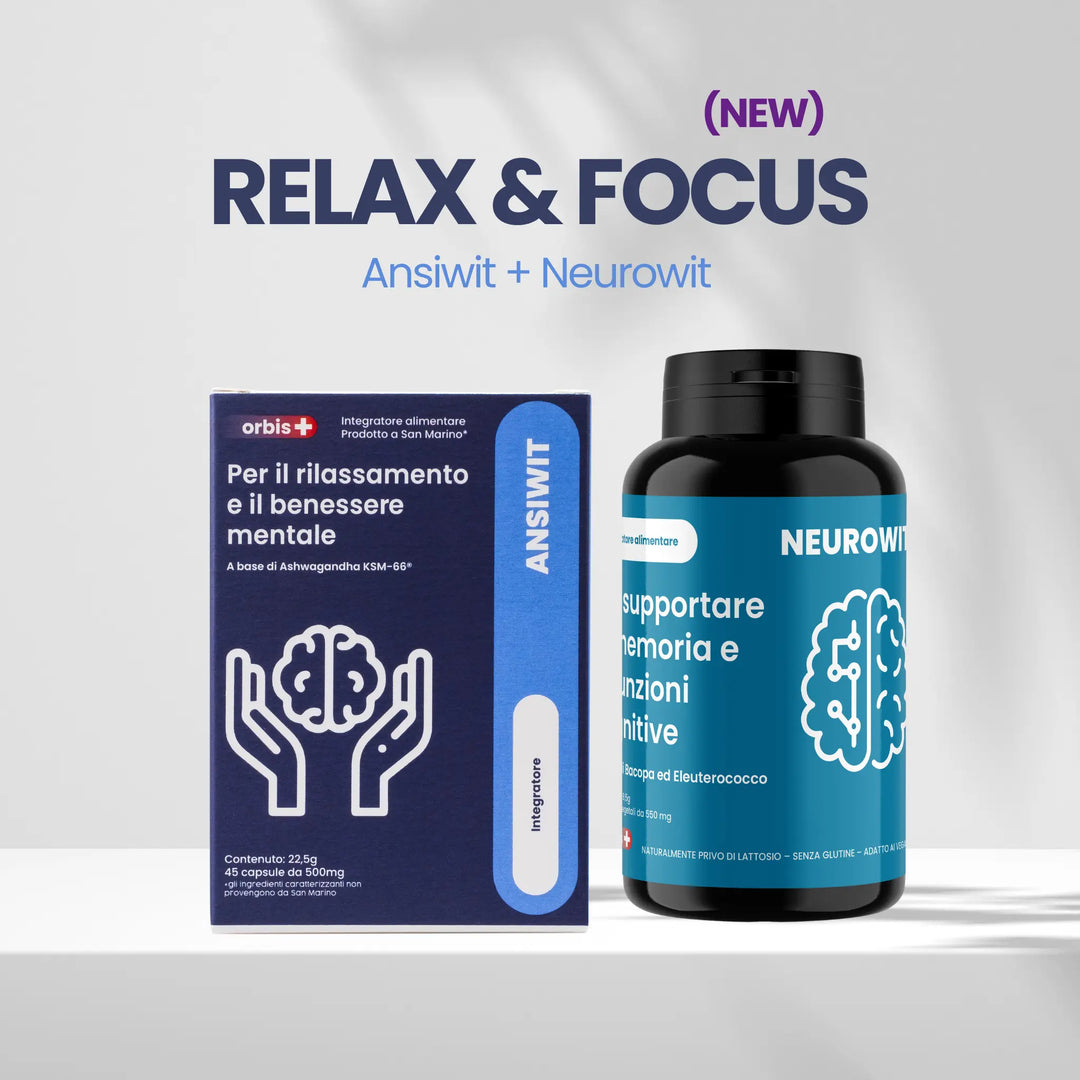 RELAX & FOCUS: 1x NEUROWIT + 1x ANSIWIT š§ šāāļø - ORBIS Lifestyle