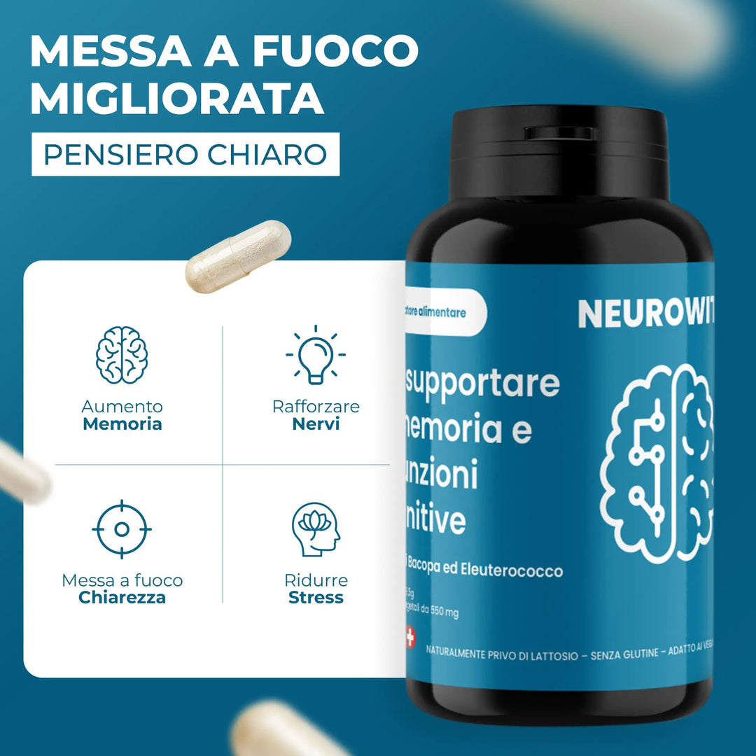 NEUROWIT - Memoria e Funzioni Cognitive (90 cps) - ORBIS Lifestyle