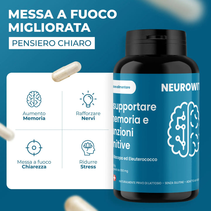 NEUROWIT - Memoria e Funzioni Cognitive (90 cps) - ORBIS Lifestyle