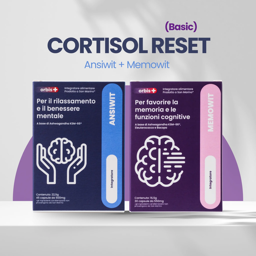 🌿 CORTISOL RESET (basic): 2x ANSIWIT + 3x MEMOWIT - ORBIS Lifestyle