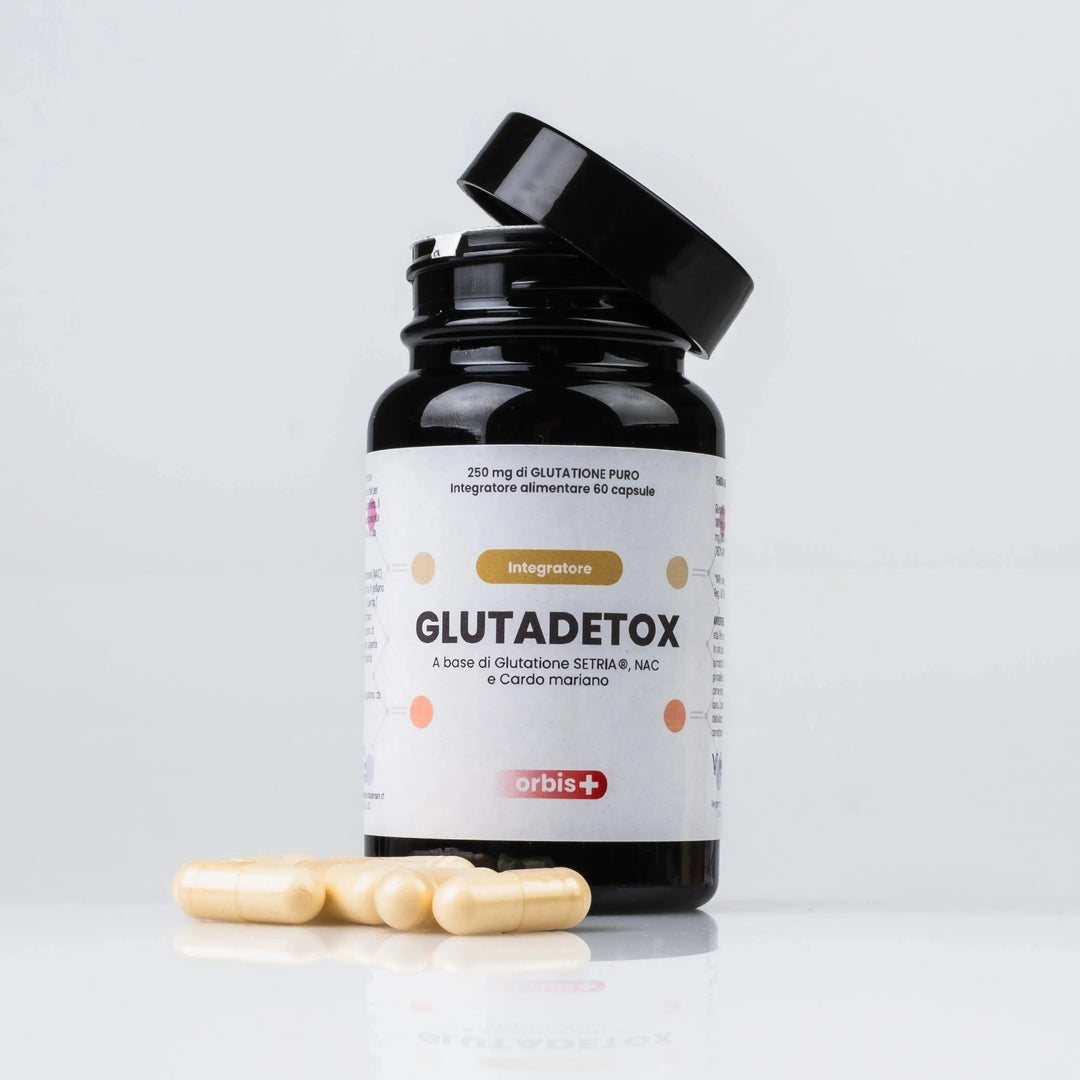 GLUTADETOX - Glutatione Setria® Puro con NAC (60 capsule) - ORBIS Lifestyle