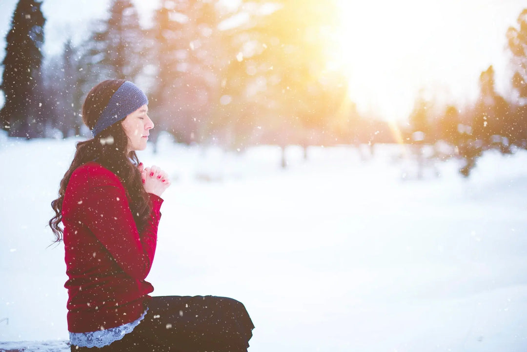Meditación para controlar el estrés en invierno.