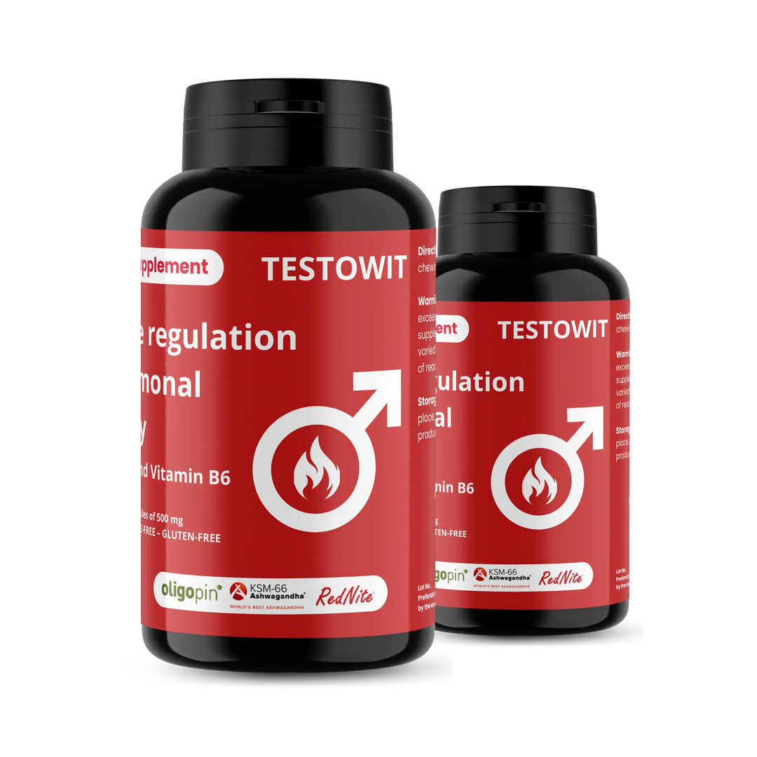 TESTOWIT - Regulación Hormonal - 120 cps ORBIS Lifestyle