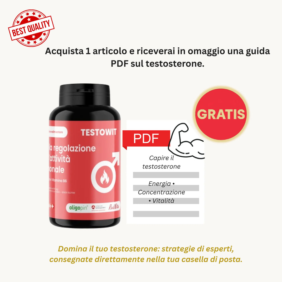 TESTOWIT - Regulación hormonal 120 cps - 1+1 - ORBIS Lifestyle