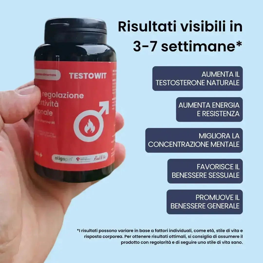 TESTOWIT - Regulación Hormonal 120 cps ¡NUEVO! PROMO ORBIS Lifestyle