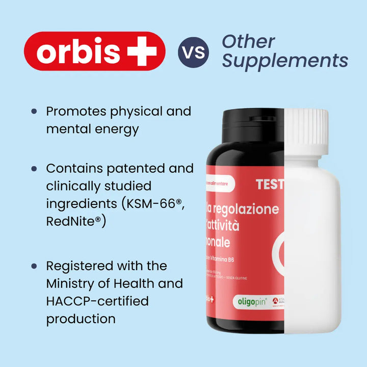 TESTOWIT - Regulación Hormonal - 120 cps ORBIS Lifestyle