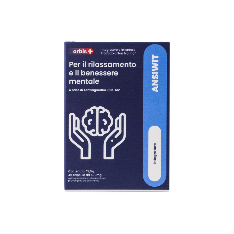 PRUEBA - ANSIWIT - Ashwagandha KSM66®, Magnolia, Jujube (45 Cápsulas) - Novedades - ORBIS Lifestyle