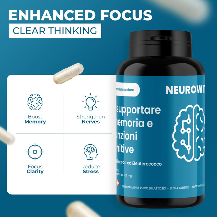 NEUROWIT - Memoria y Funciones Cognitivas - 90 cps - ORBIS Lifestyle