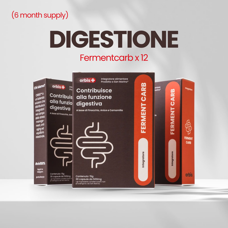 🍽️ DIGESTIÓN (Stock 6 meses): 12x FERMENTCARB - ORBIS Lifestyle