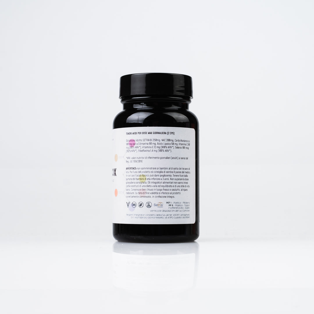GLUTADETOX - Glutatión Setria® Puro con NAC (60 cápsulas) - ORBIS Lifestyle