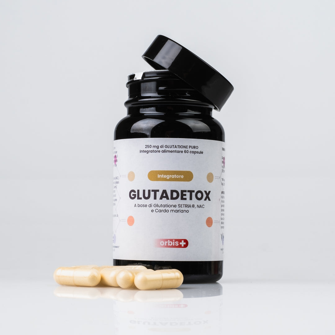 GLUTADETOX - Glutatión Setria® Puro con NAC (60 cápsulas) - ORBIS Lifestyle