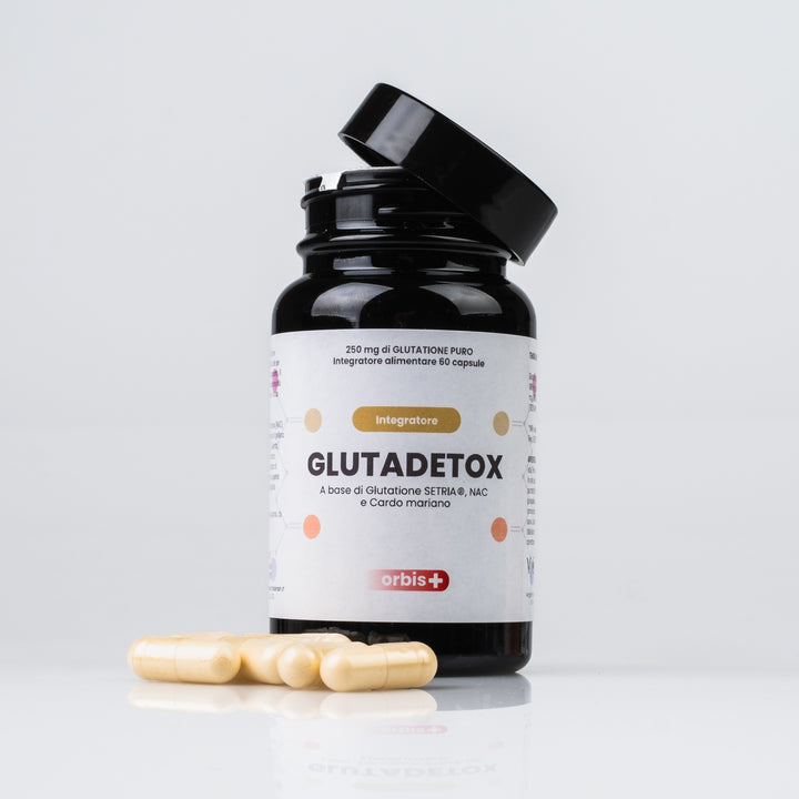 GLUTADETOX - Glutatión Setria® Puro con NAC (60 cápsulas) - ORBIS Lifestyle