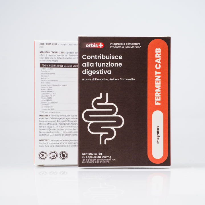 FERMENTCARB - Enzimas digestivas y probióticos (30 cápsulas) - ORBIS Lifestyle