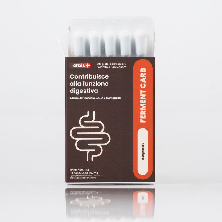 FERMENTCARB - Enzimas digestivas y probióticos (30 cápsulas) - ORBIS Lifestyle