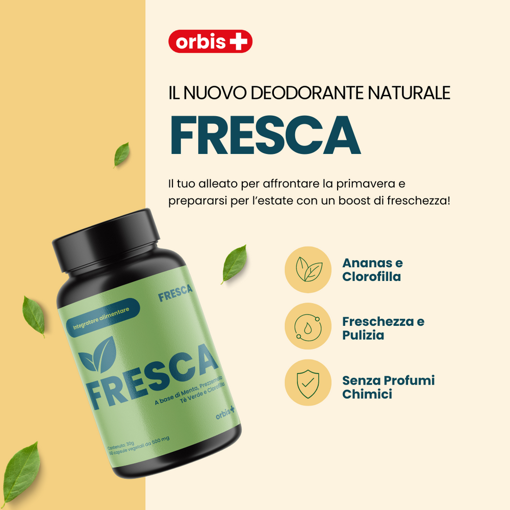 FRESCO - Clorofila, Té Verde, Menta y Piña (60 cps) - ORBIS Lifestyle