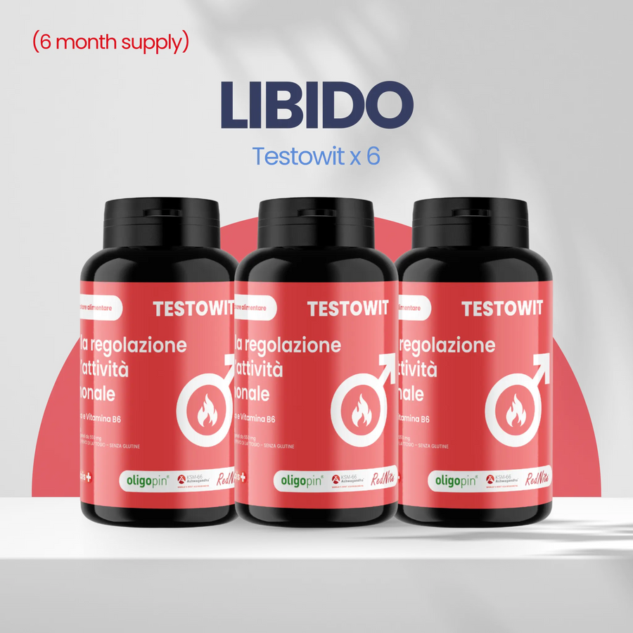 🔥 LIBIDO (Escolta de 6 meses): TESTOWIT x 6 - ORBIS Lifestyle