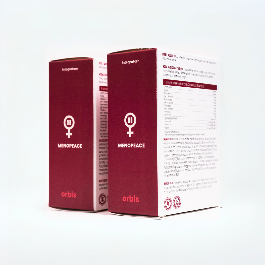 MENOPEACE - Para los Trastornos de la Menopausia (60 cápsulas) - ORBIS Lifestyle