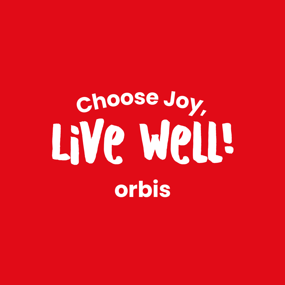 Camiseta orbis+ "Elige la alegría, ¡vive bien!" 👕✨ - ORBIS Lifestyle