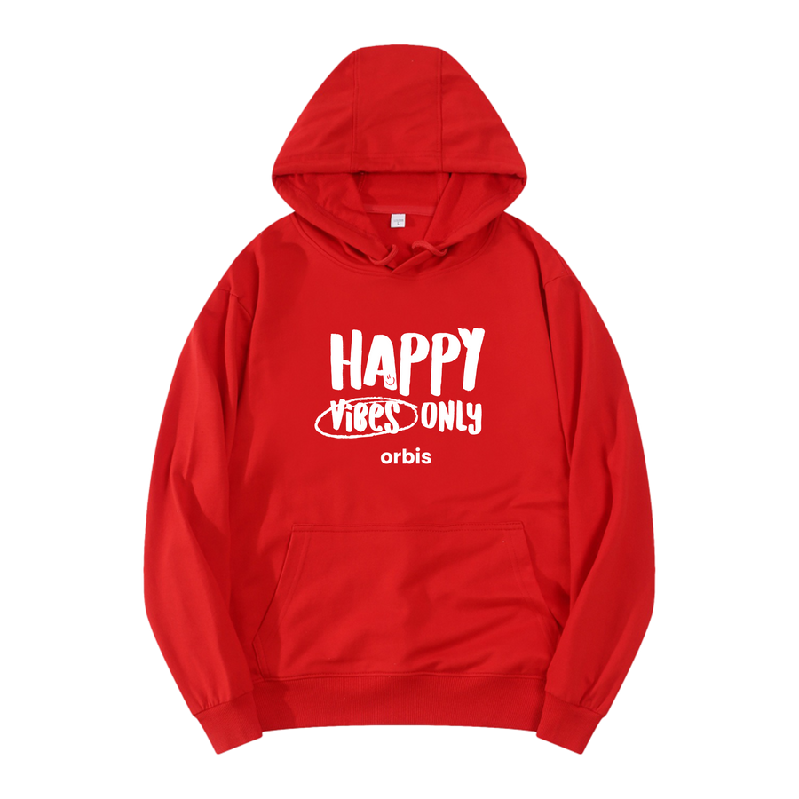 Sudadera con capucha Orbis 'Happy Vibes Only' 🎧😊 - ORBIS Lifestyle